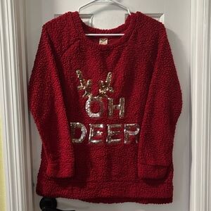 Girls medium Christmas sweater